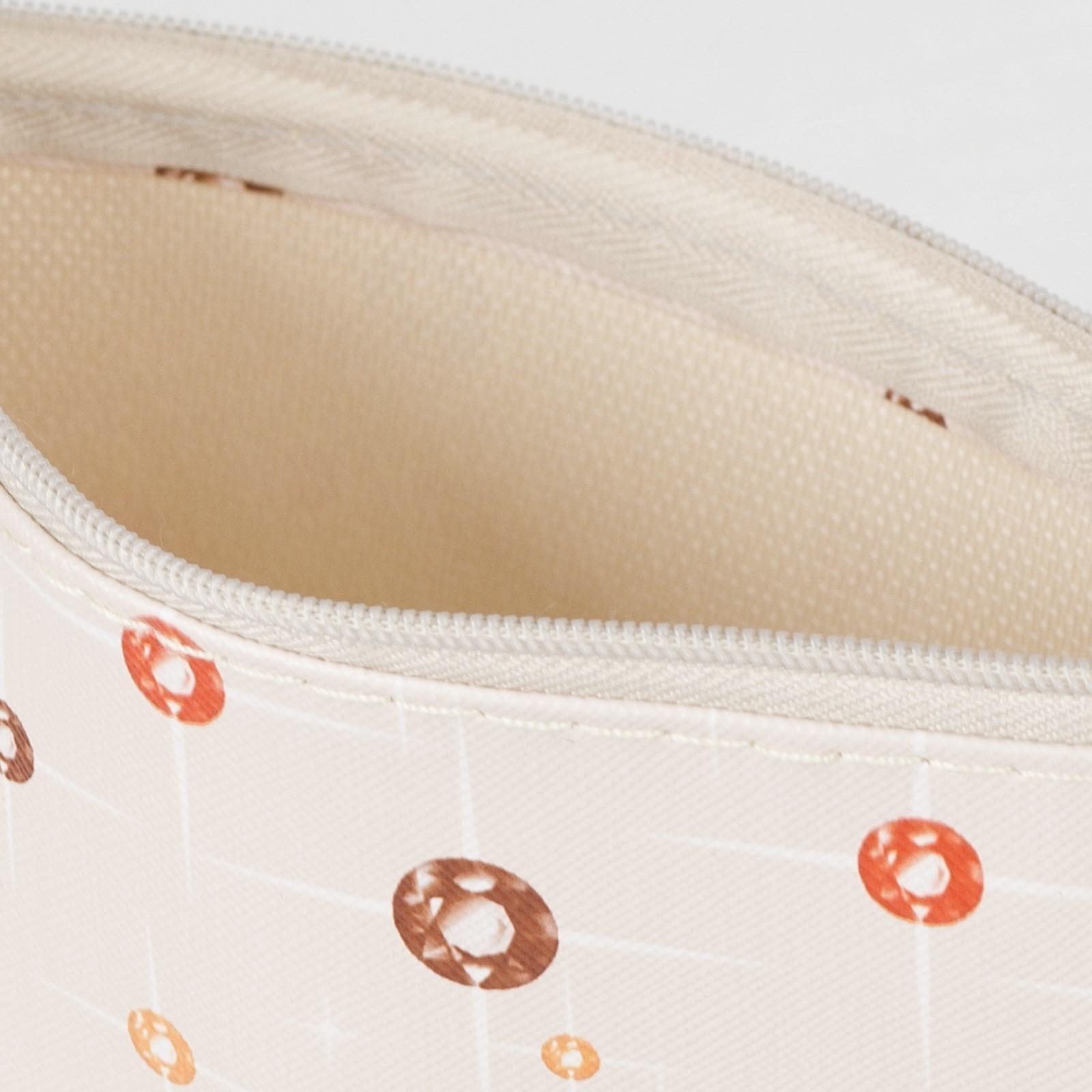 Косметичка на молнии, цвет бежевый