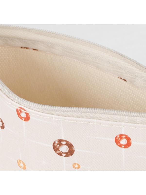 Косметичка на молнии, цвет бежевый