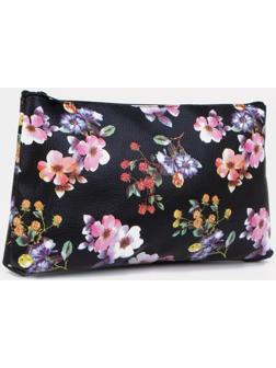 Косметичка на молнии, цвет чёрный