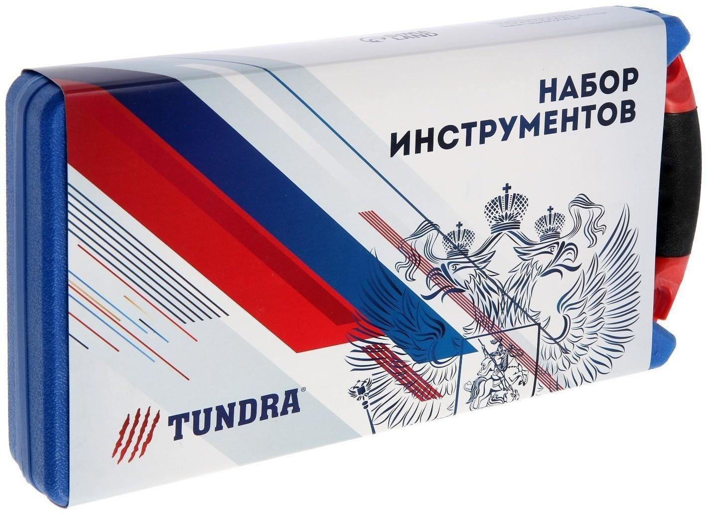 Набор инструментов в кейсе ТУНДРА, подарочная упаковка 