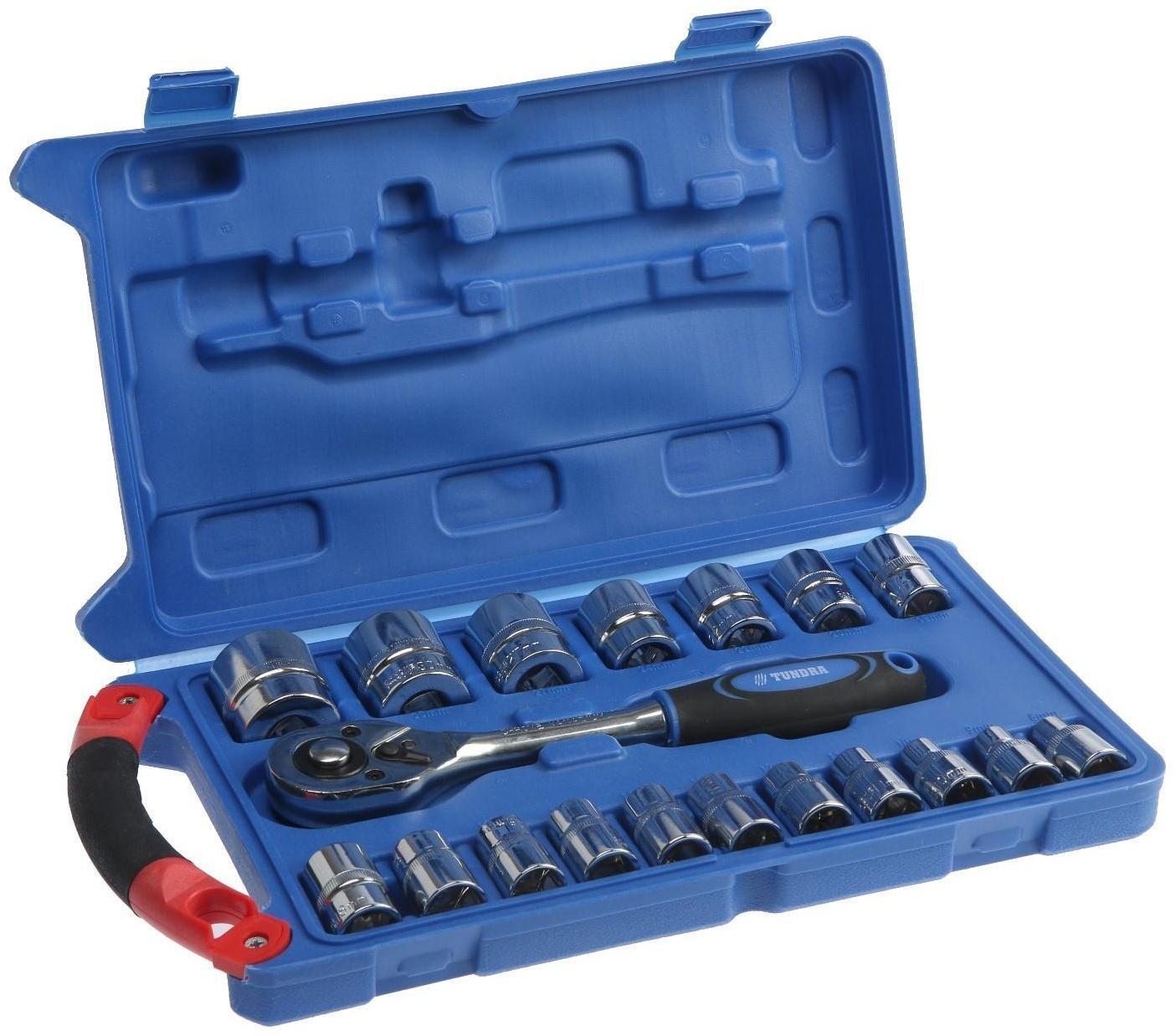 Набор инструментов в кейсе ТУНДРА, подарочная упаковка 