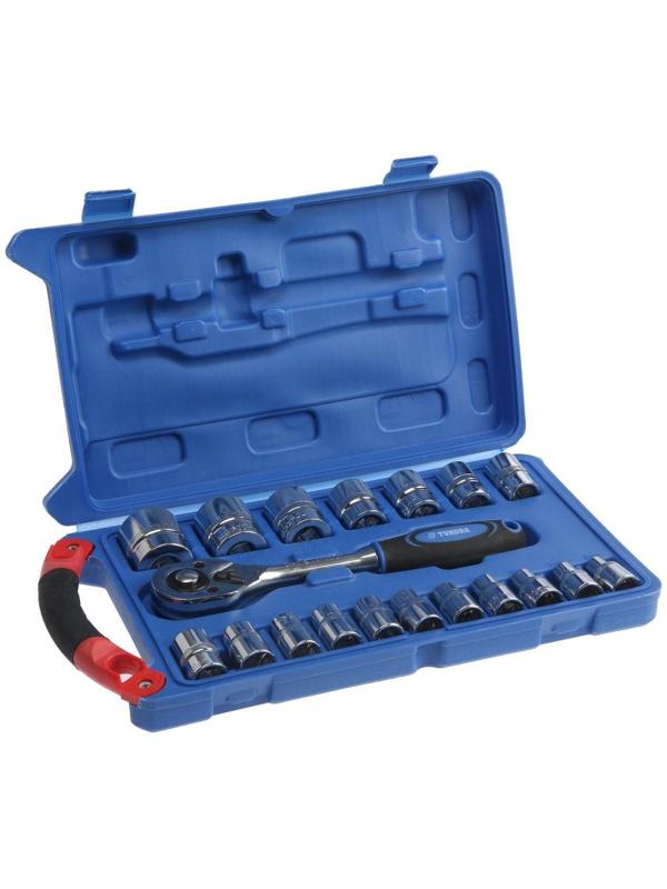 Набор инструментов в кейсе ТУНДРА, подарочная упаковка 