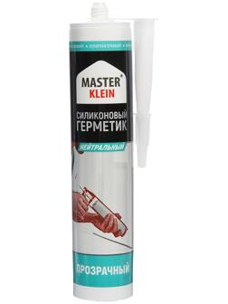 Герметик Master Klein, силиконовый, нейтральный, прозрачный, 280 мл