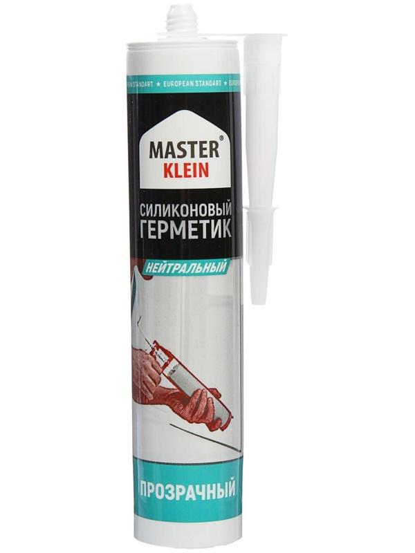 Герметик Master Klein, силиконовый, нейтральный, прозрачный, 280 мл
