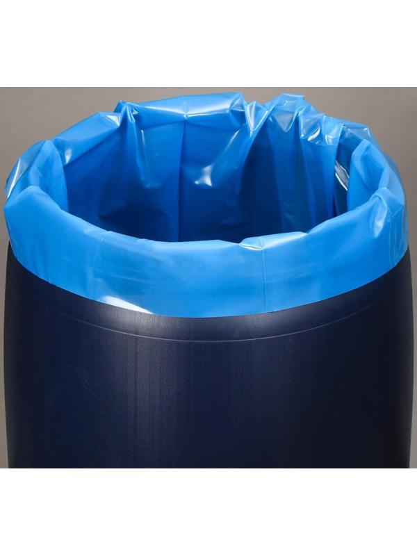 Мешок, вкладыш в бочку, 220 литров, 95 × 150 см, 150 мкм, обработка от цветения воды