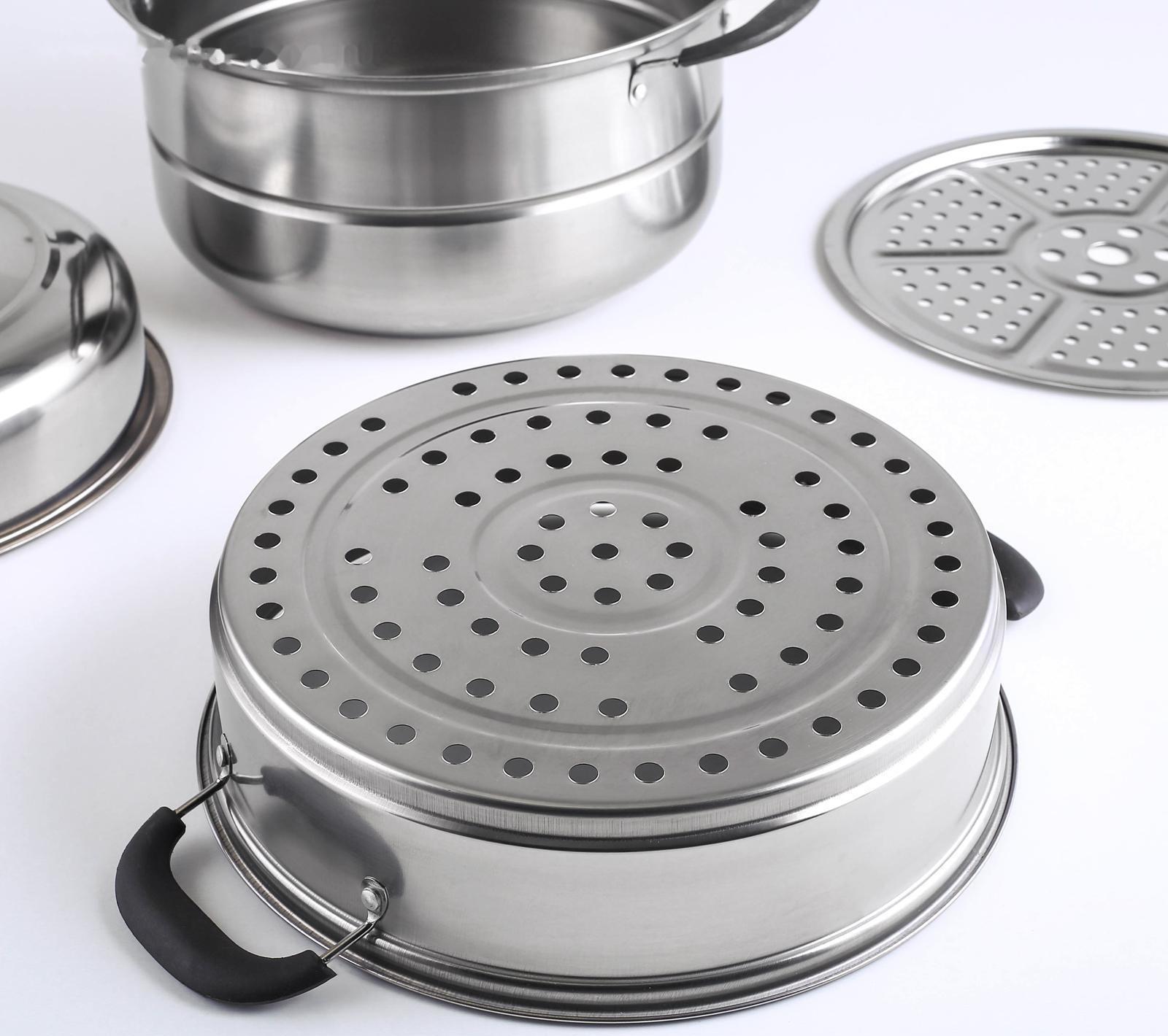 Пароварка из нержавеющей стали «Дари», d=26 см, 2 уровня