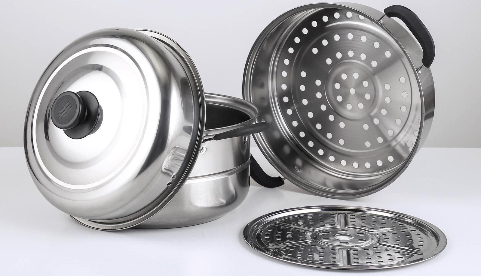 Пароварка из нержавеющей стали «Дари», d=26 см, 2 уровня