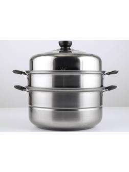 Пароварка из нержавеющей стали «Дари», d=26 см, 2 уровня