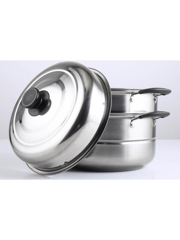 Пароварка из нержавеющей стали «Дари», d=26 см, 2 уровня