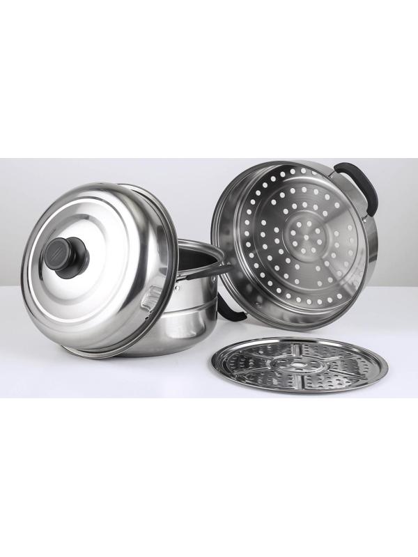 Пароварка из нержавеющей стали «Дари», d=26 см, 2 уровня