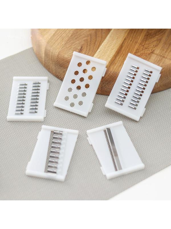 Многофункциональная овощерезка «Маджестик», со сливной корзиной, 22,3×13,5×22,5 см, цвет бело-серый