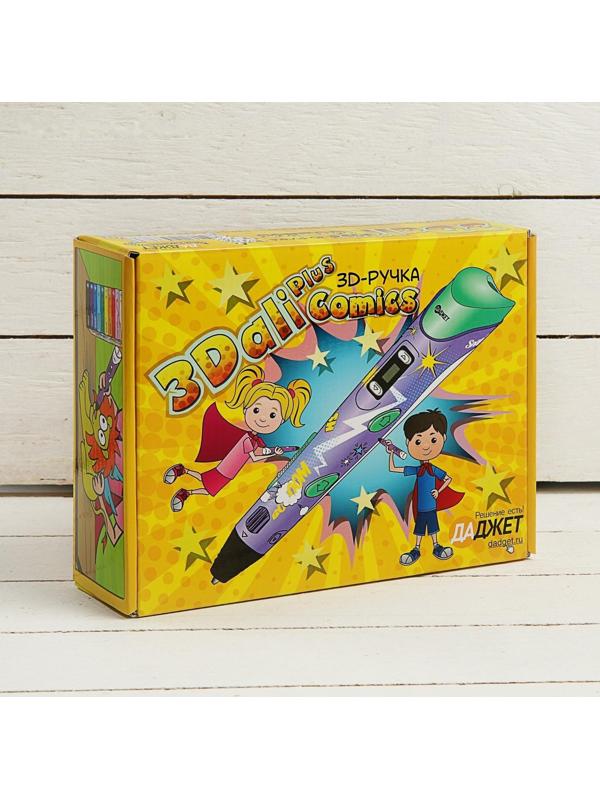 3D ручка 3Dali Plus Comics (KIT FB0021M), ABS и PLA, трафарет + пластик