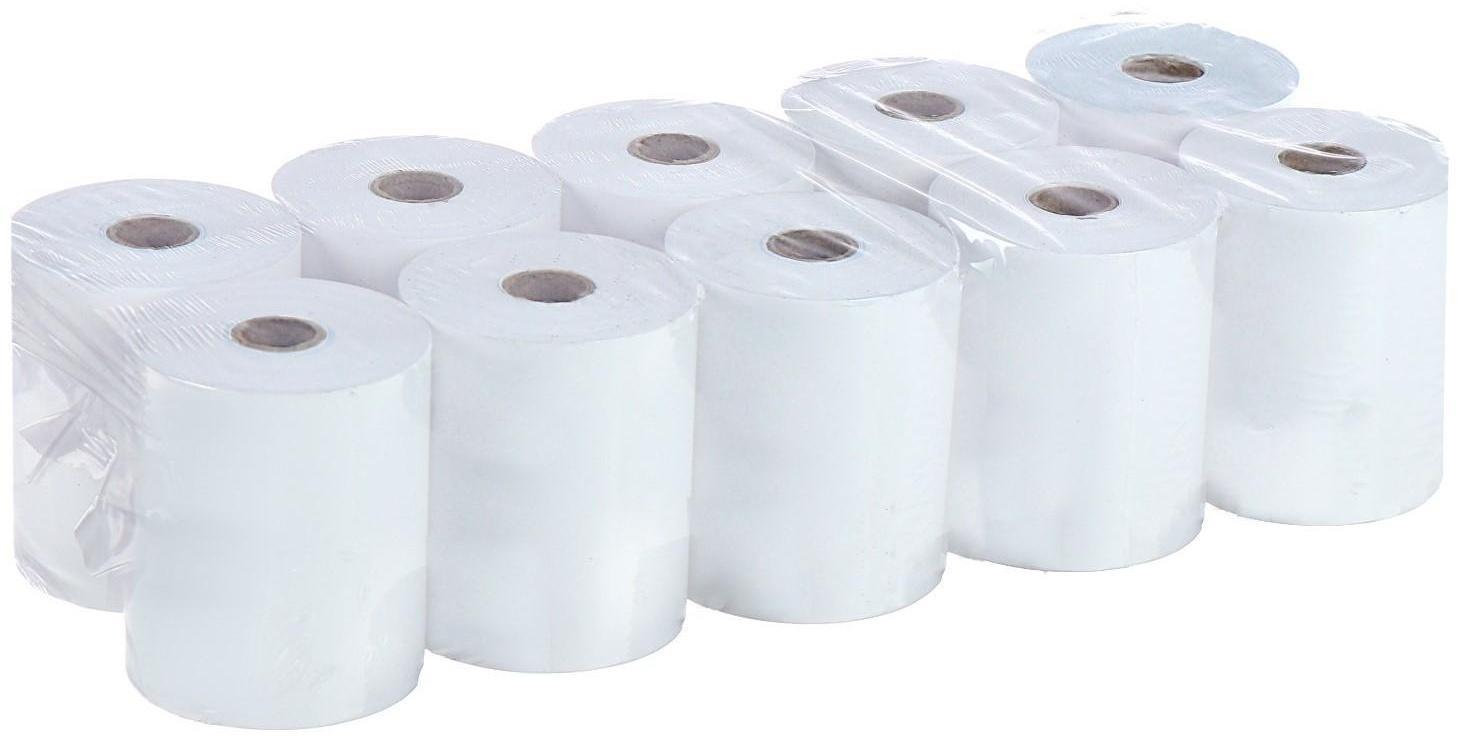 Чековая лента термо 57 мм 35 м, 57х12х35, 48 г/м2