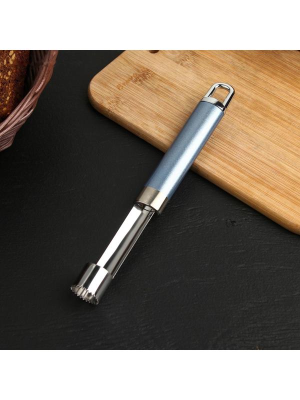 Нож для сердцевины Доляна Lаgооnа, 19 см, нержавеющая сталь, цвет голубой металлик