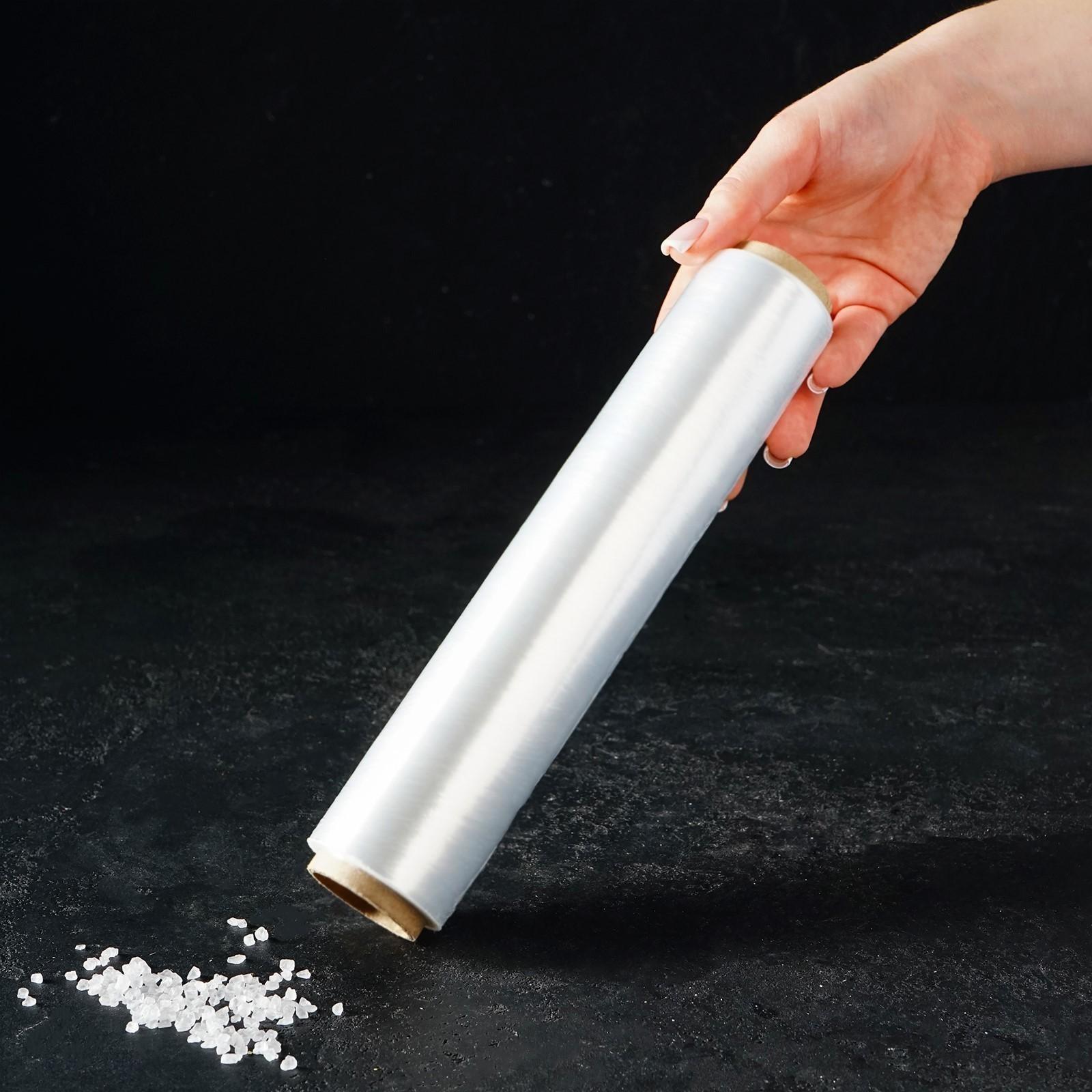 Плёнка пищевая Доляна, 22,5 см × 200 м, 8 мкм, цвет белый