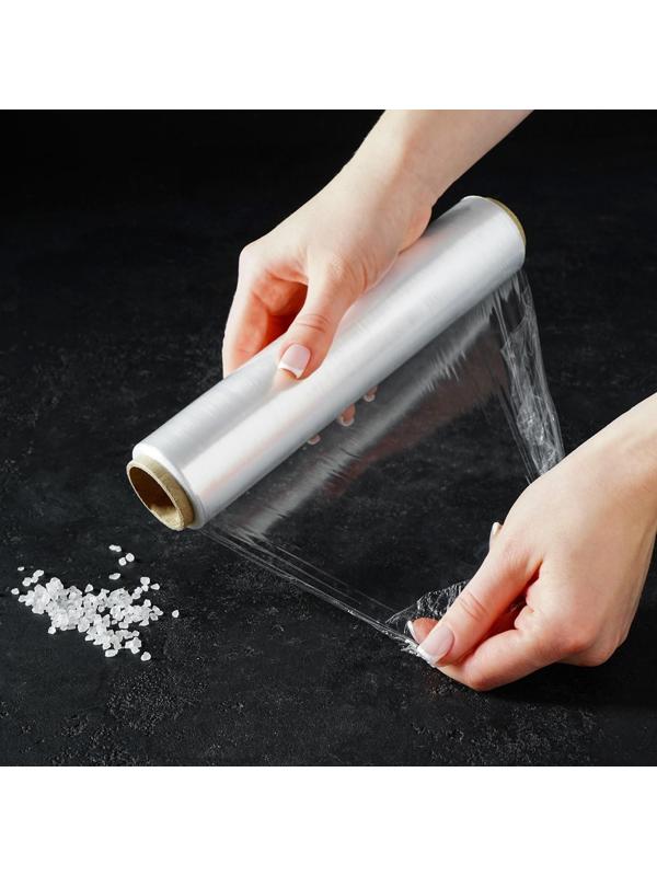 Плёнка пищевая Доляна, 22,5 см × 200 м, 8 мкм, цвет белый