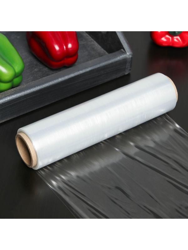 Плёнка пищевая Доляна, 22,5 см × 300 м, 8 мкм, цвет белый