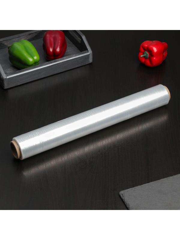 Плёнка пищевая Доляна «Доляна», 45 см × 300 м, 8 мкм, цвет белый