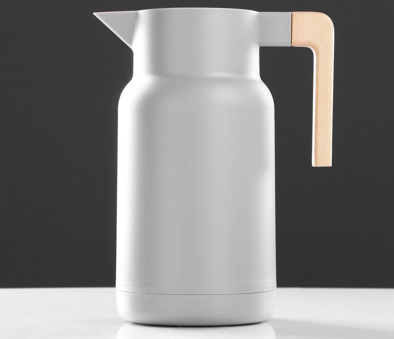 Термос-кофейник 1 л, стеклянная колба, 25 х 18 х 20 см, микс