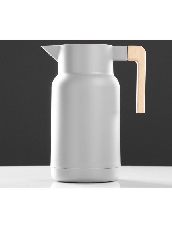 Термос-кофейник 1 л, стеклянная колба, 25 х 18 х 20 см, микс