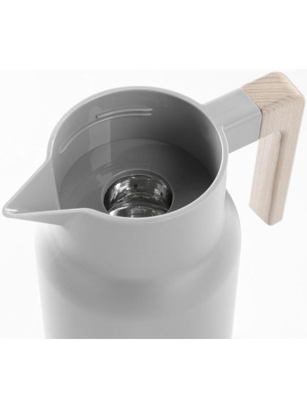 Термос-кофейник 1 л, стеклянная колба, 25 х 18 х 20 см, микс