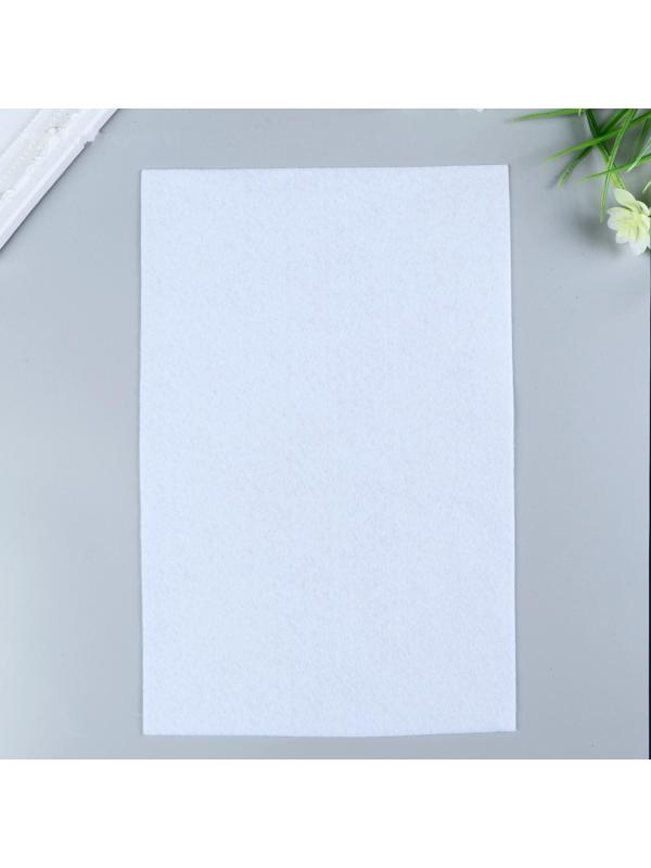 Фетр  мягкий  1 мм 20х30 см  белый