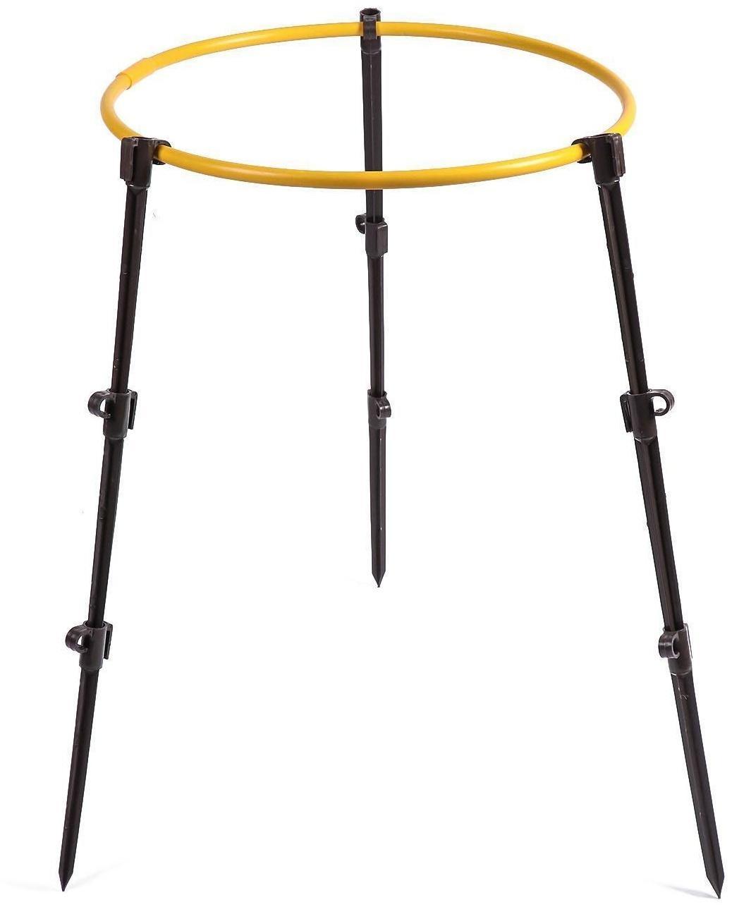 Кустодержатель, d = 50 см, h = 80 см, ножка d = 2 см, пластик, МИКС