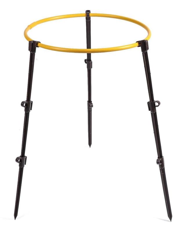 Кустодержатель, d = 50 см, h = 80 см, ножка d = 2 см, пластик, МИКС