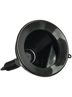 Воронка для ГСМ Oktan с непроливайкой, диаметр 135 мм, высота 385 мм, черная