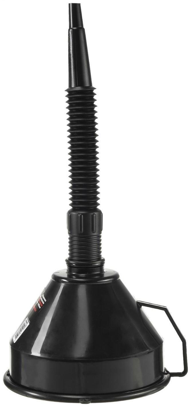 Воронка для ГСМ Oktan с непроливайкой, диаметр 160 мм, высота 380 мм, черная