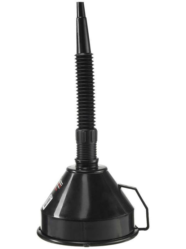 Воронка для ГСМ Oktan с непроливайкой, диаметр 160 мм, высота 380 мм, черная