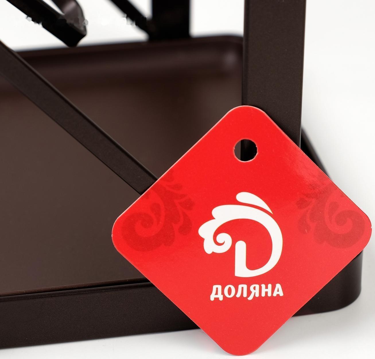 Подставка для крышек Доляна «Лофт», 16×13×33,5 см, цвет коричневый