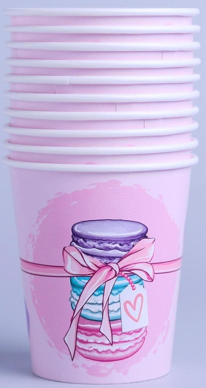 Стакан бумажный «Пироженки», 250 мл