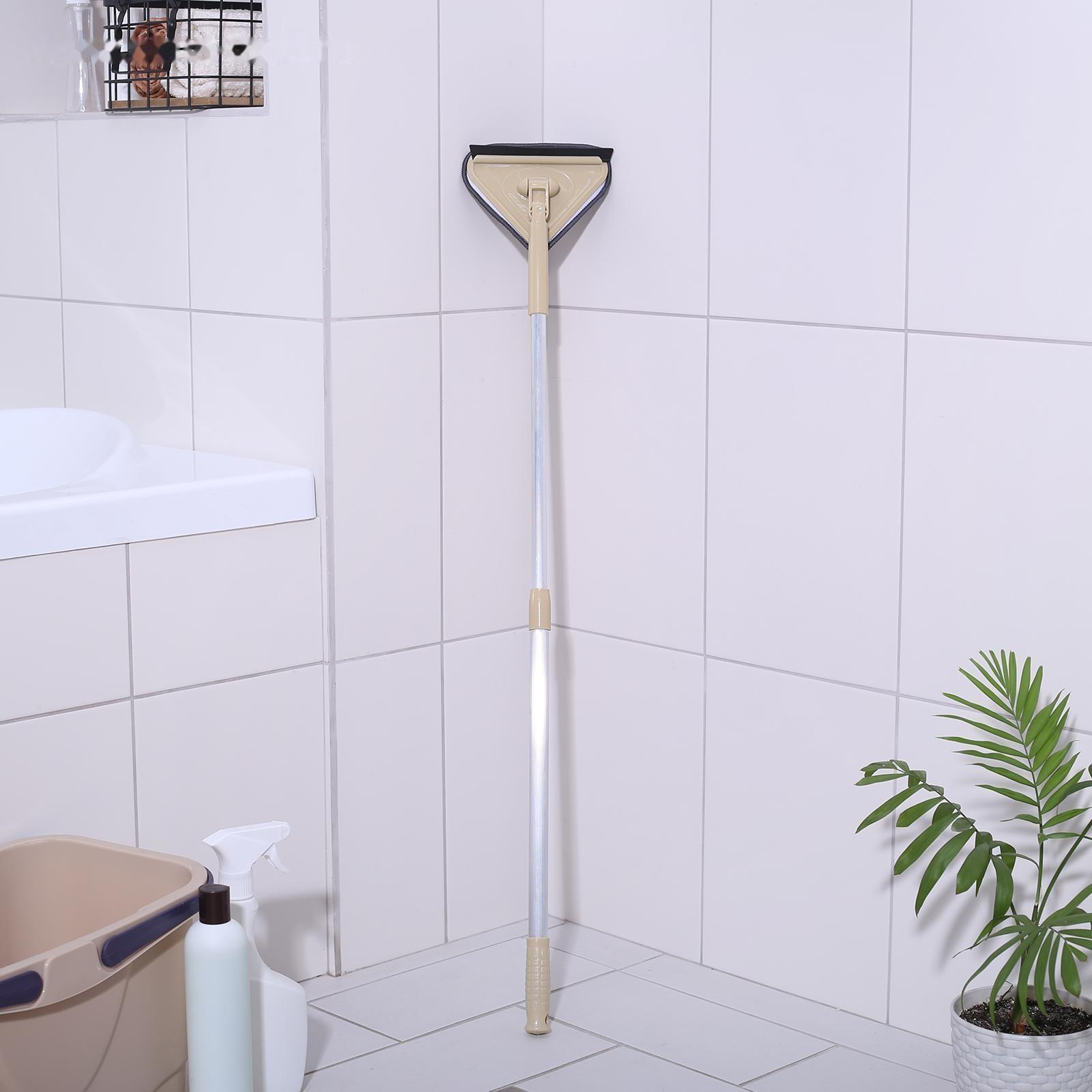 Окномойка с телескопической алюминиевой ручкой и сгоном, 12×12×59(89) см, цвет МИКС