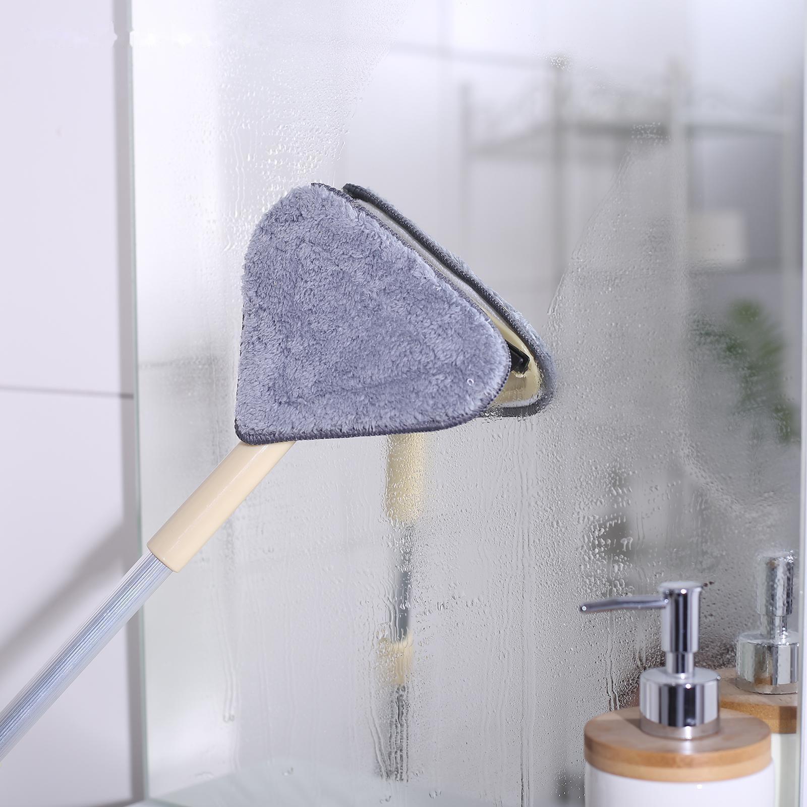 Окномойка с телескопической алюминиевой ручкой и сгоном, 12×12×59(89) см, цвет МИКС