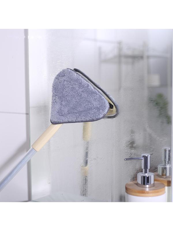 Окномойка с телескопической алюминиевой ручкой и сгоном, 12×12×59(89) см, цвет МИКС