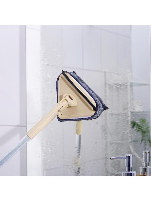 Окномойка с телескопической алюминиевой ручкой и сгоном, 12×12×59(89) см, цвет МИКС