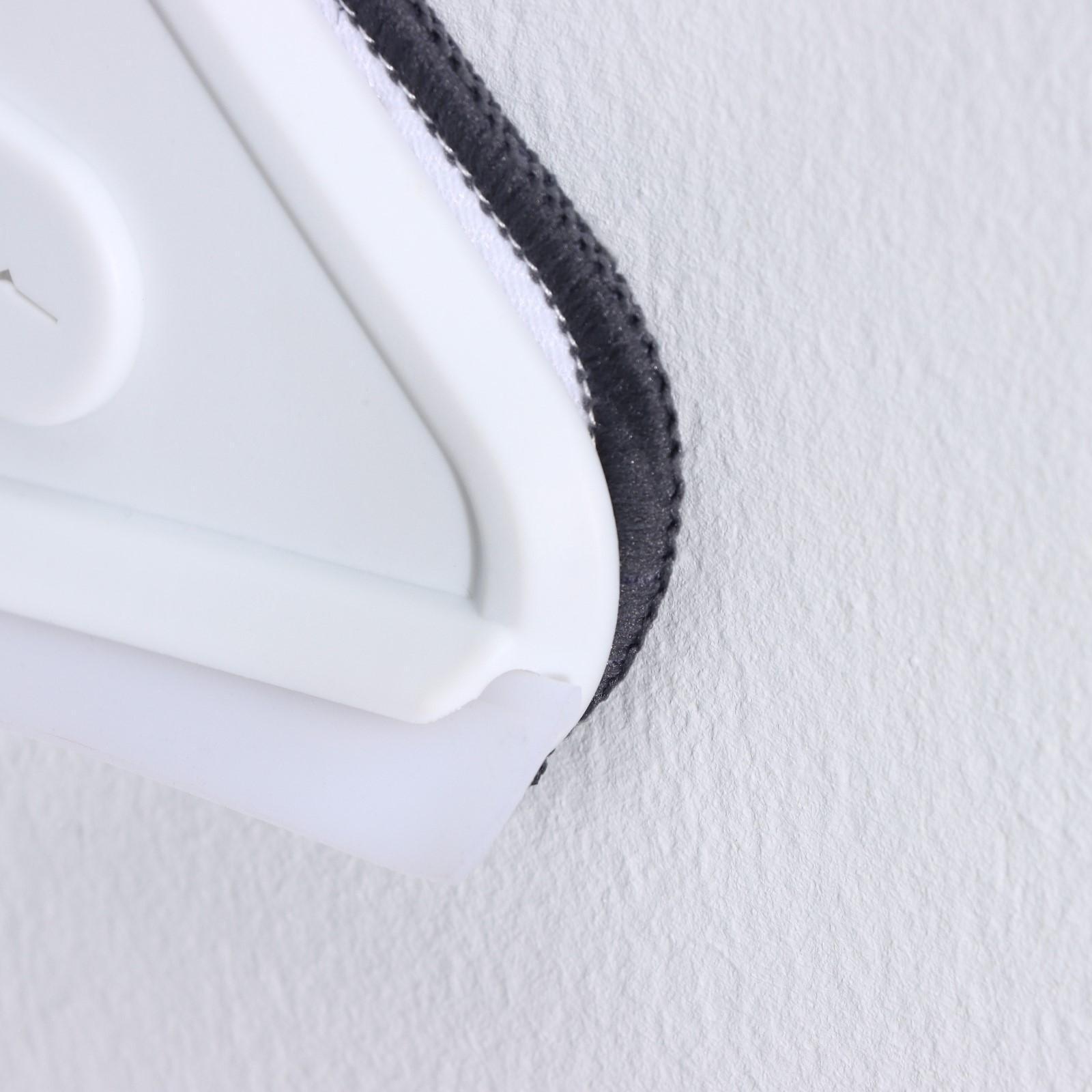 Окномойка с телескопической стальной ручкой и сгоном, 27×27×105(148) см, 2 насадки из микрофибры