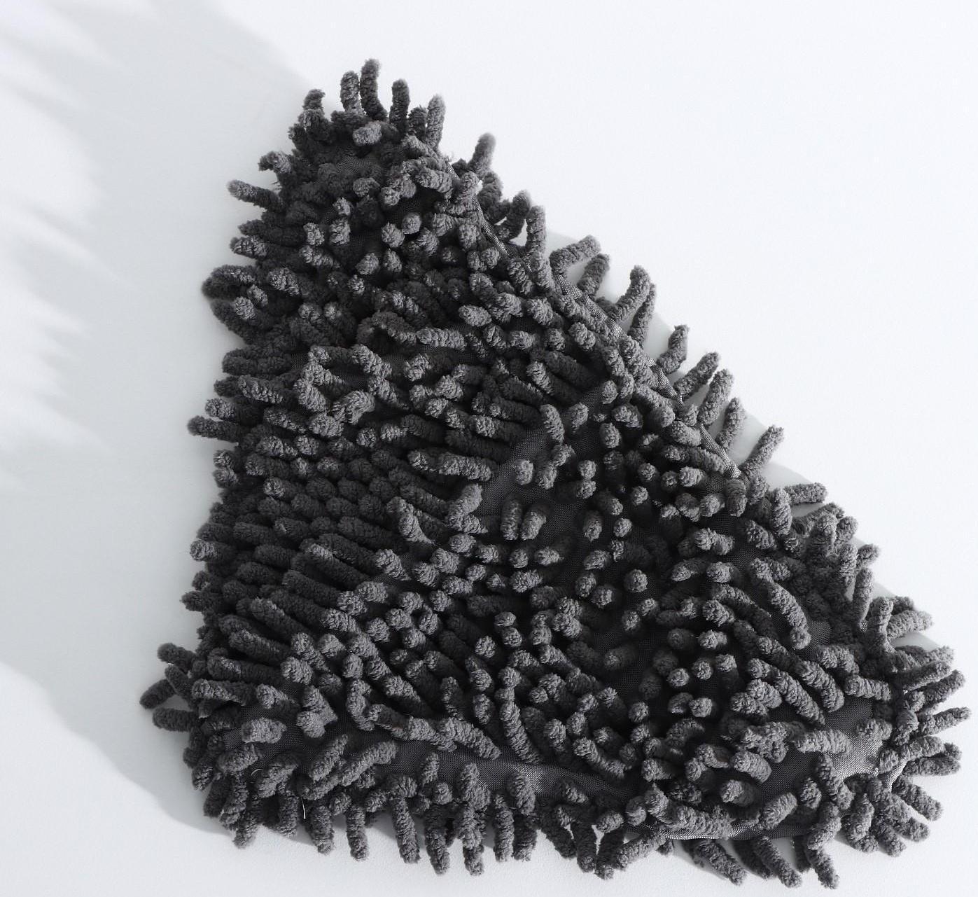 Окномойка с телескопической стальной ручкой и сгоном, 27×27×105(148) см, 2 насадки из микрофибры