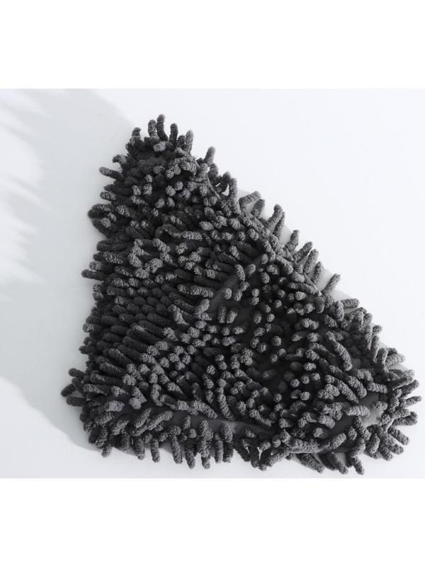 Окномойка с телескопической стальной ручкой и сгоном, 27×27×105(148) см, 2 насадки из микрофибры