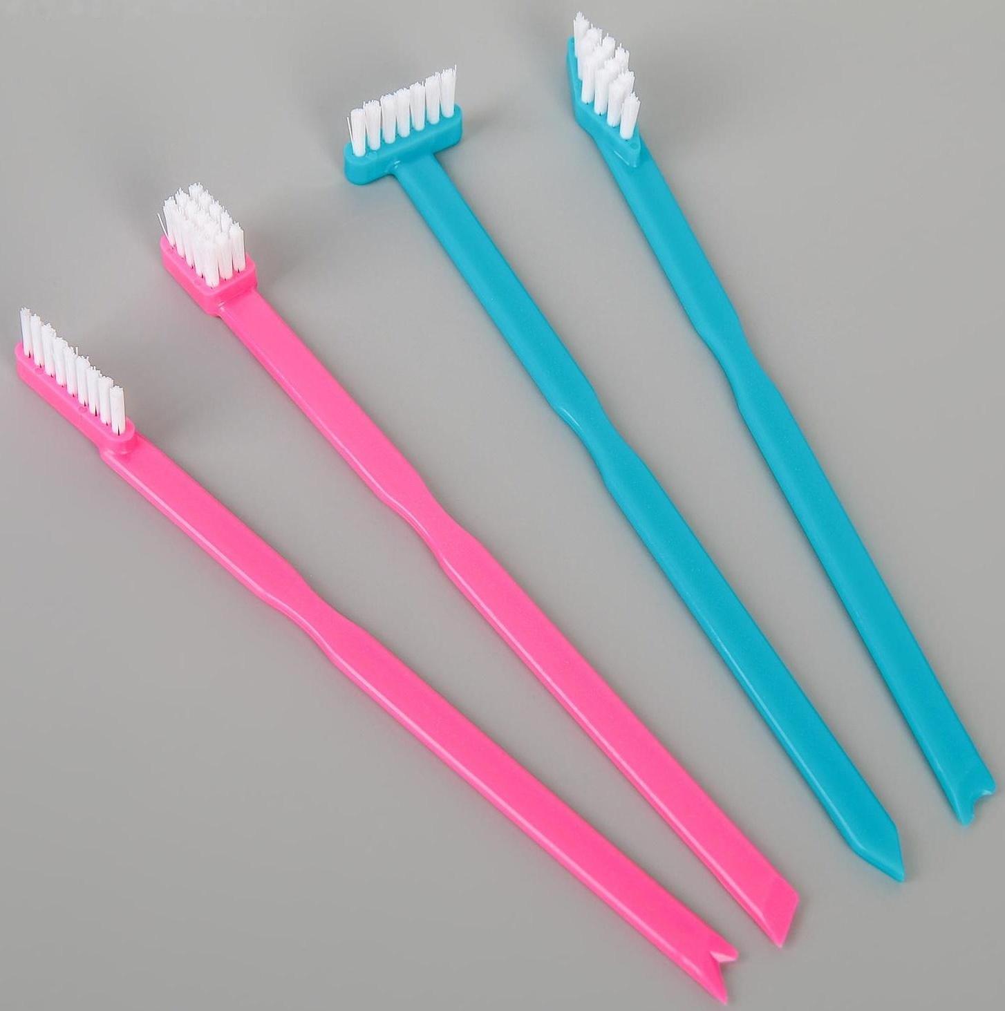 Набор щёток для труднодоступных мест, 4 шт, цвет МИКС