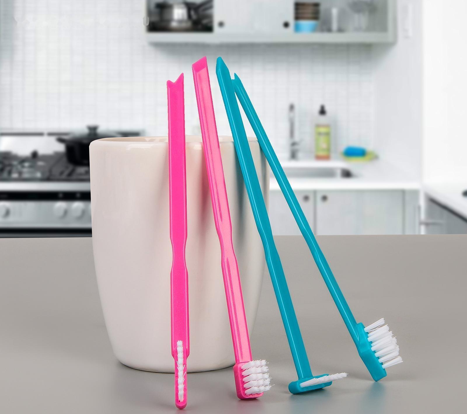 Набор щёток для труднодоступных мест, 4 шт, цвет МИКС