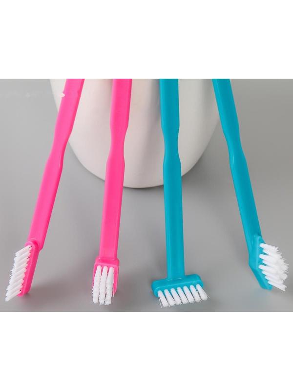 Набор щёток для труднодоступных мест, 4 шт, цвет МИКС