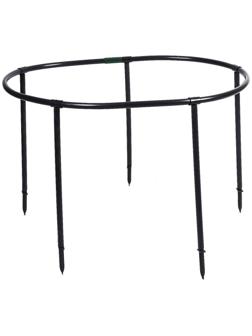 Кустодержатель, d = 80 см, h = 50 см, ножка d = 2 см, пластик, чёрный, «Смородина +»