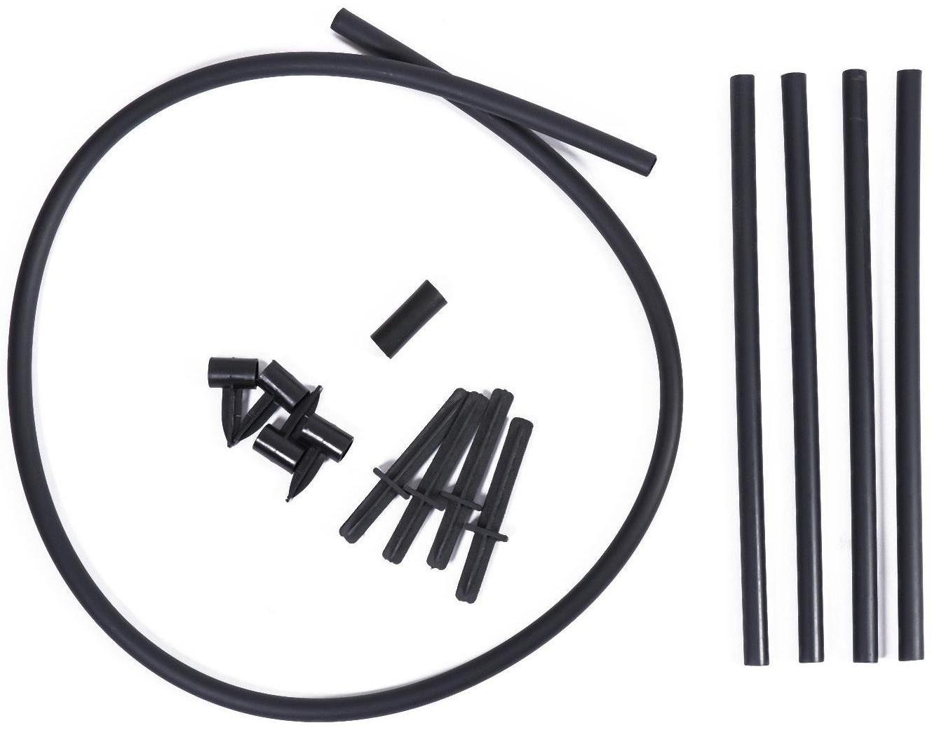 Кустодержатель, d = 64 см, h = 50 см, ножка d = 2 см, пластик, чёрный, «Смородина»