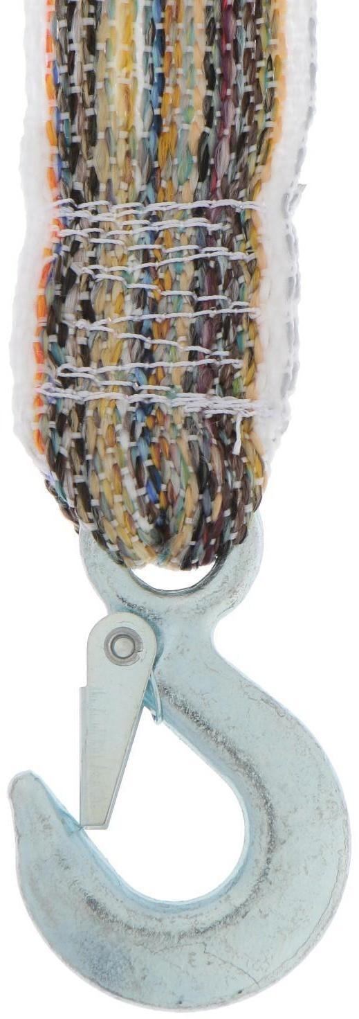 Трос буксировочный Stvol, лента 5 т, 4 м, 2 крюка, термопакет