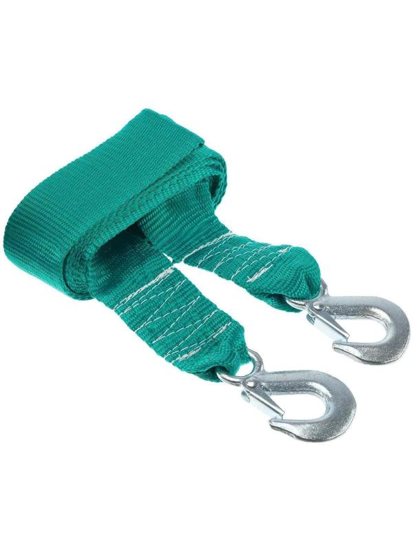 Трос буксировочный Stvol, лента 5 т, 4 м, 2 крюка, термопакет