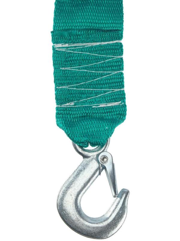 Трос буксировочный Stvol, лента 5 т, 4 м, 2 крюка, термопакет