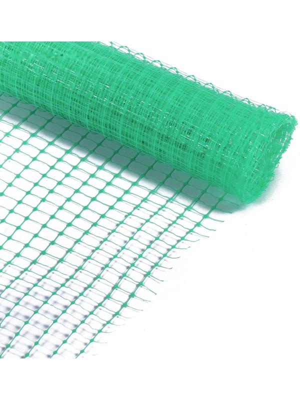 Сетка садовая, 1 × 5 м, ячейка 13 × 13 мм, зелёная