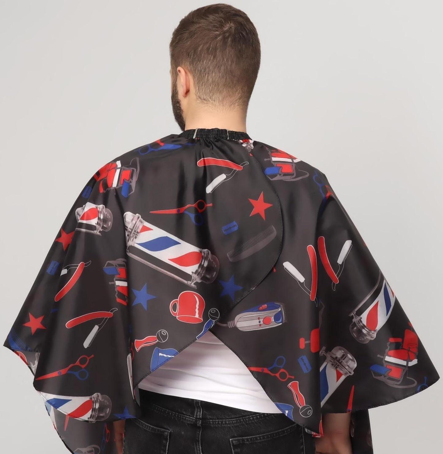 Пеньюар парикмахерский, цвет чёрный